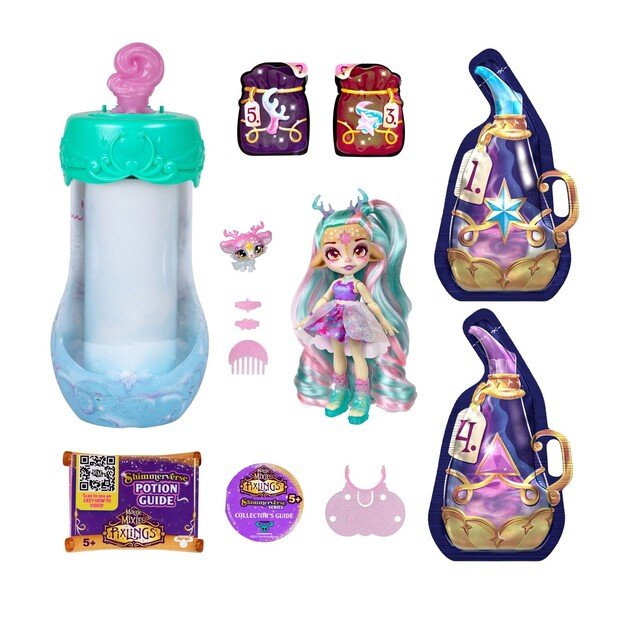 Magic Mixies - Pixlings Galaxy Hair Doll Single PK Deerlee (30528)