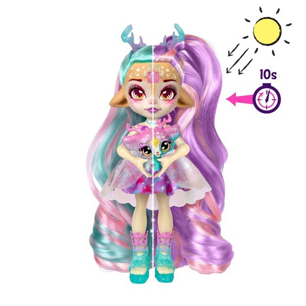 Magic Mixies - Pixlings Galaxy Hair Doll Single PK Deerlee (30528)