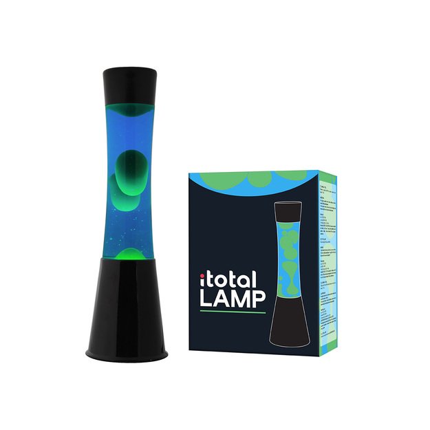 iTotal - Lava Lamp - Black, Blue, Green - 40 cm (XL1790)