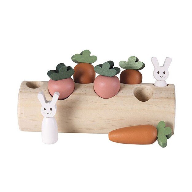 Egmont Toys - Rabbit and Vegetables Log - (511120)