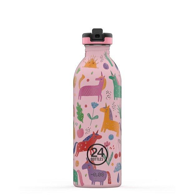 24 Bottles - Kids Collection - Urban Bottle 500 ml w. Sports Lid - Magic Friends (24B914)