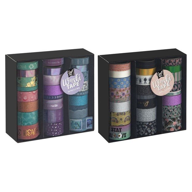 Craft ID - Washi tape 24 pcs Assorted (CR0411/22GE)