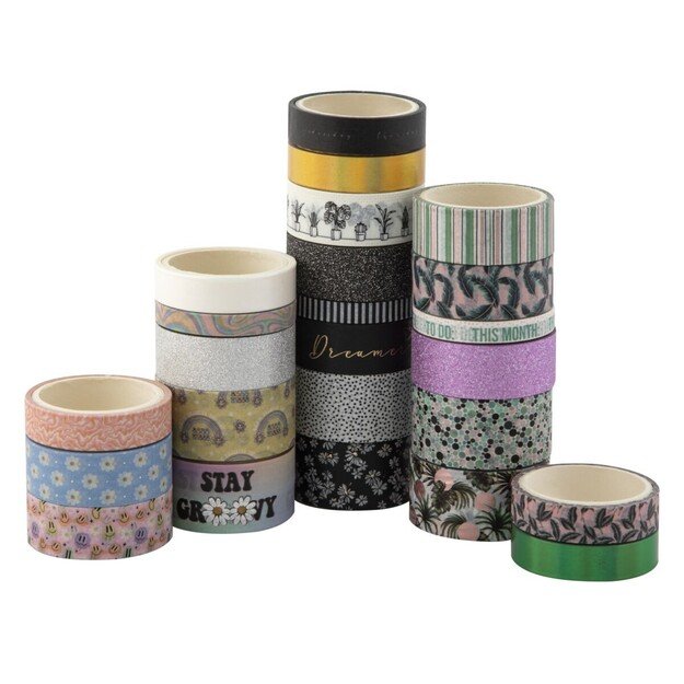 Craft ID - Washi tape 24 pcs Assorted (CR0411/22GE)