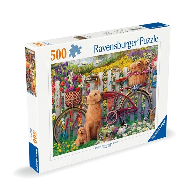 Ravensburger - Puzzle Cute Dogs In The Garden 500p (12000209)