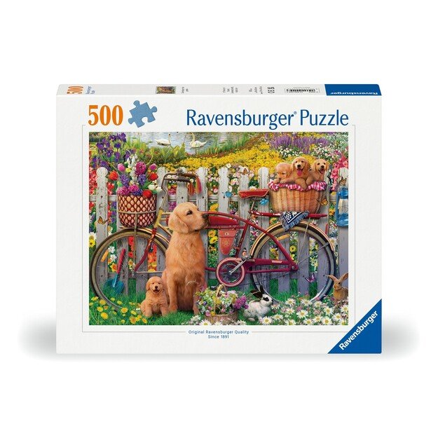 Ravensburger - Puzzle Cute Dogs In The Garden 500p (12000209)