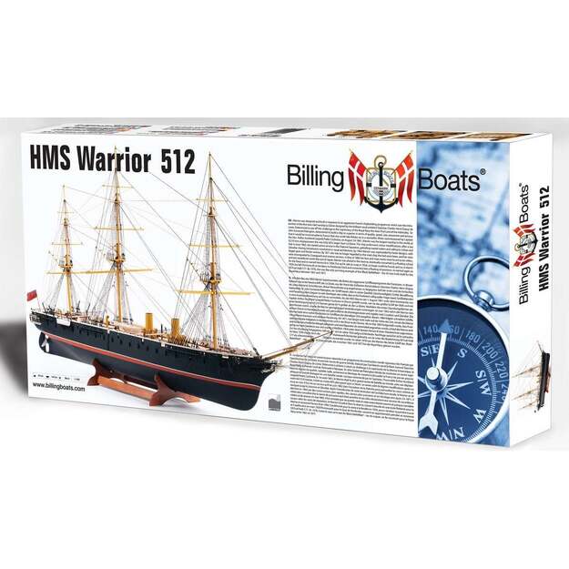 Billing Boats - HMS Warrior 1:100 Wooden hull - (437172)