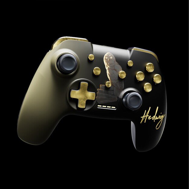 Trade Invaders Wireless Controller Harry Potter Hedwig Black (Nintendo Switch)