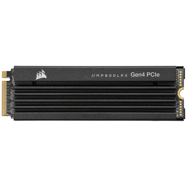 CORSAIR MP600 PRO LPX PCIe Gen4 x4 NVMe M.2 SSD - 4TB - Black