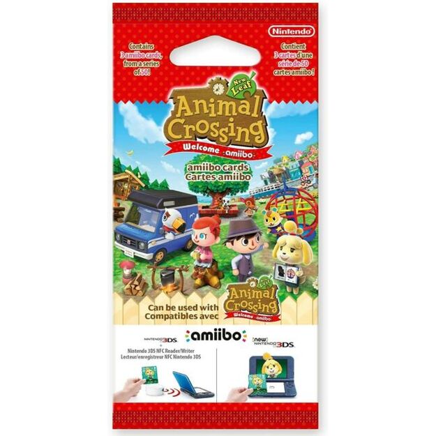 Animal Crossing New Leaf: Welcome amiibo! - Amiibo Cards (3pcs)