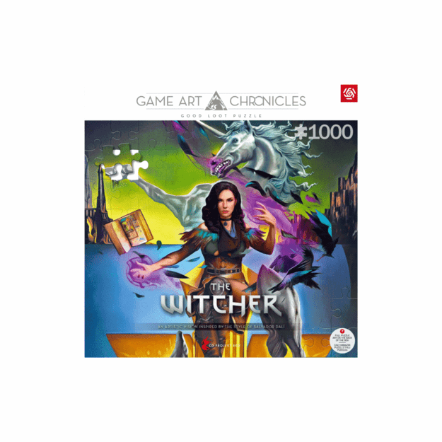 Good Loot Game Art Chronicles Puzzle: The Witcher Yennefer & Salvador Dali (1000 pieces)