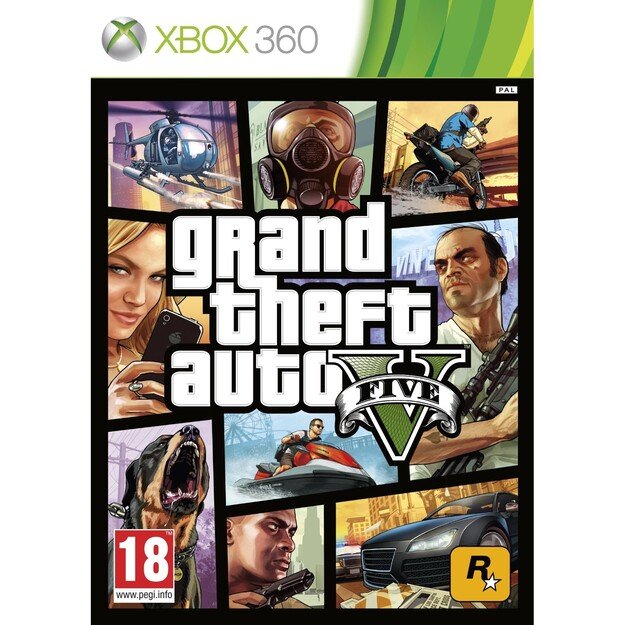 Grand Theft Auto V (GTA 5)
      
        - Xbox 360