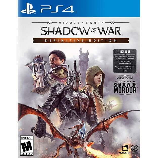 Middle-Earth: Shadow of War Definitive Edition (Import )
      
        - PlayStation 4