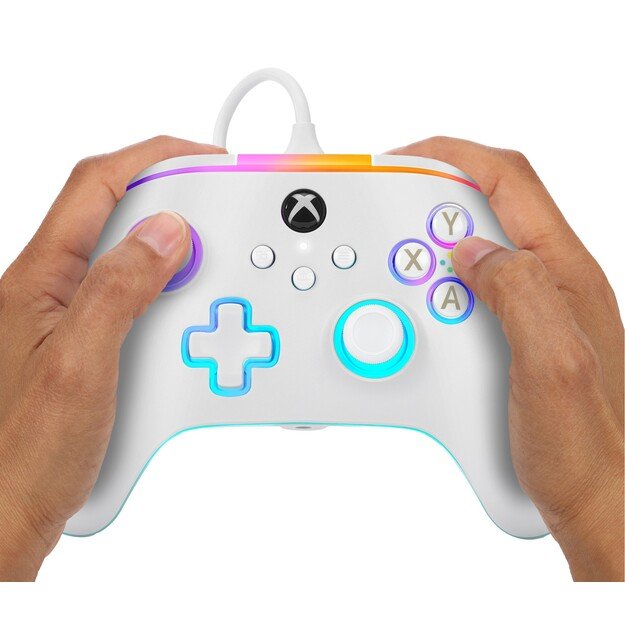 PowerA Advantage Wired Controller for Xbox Series X - S with Lumectra – White