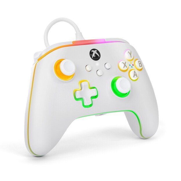 PowerA Advantage Wired Controller for Xbox Series X - S with Lumectra – White