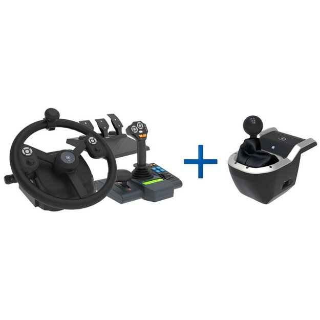 Hori Farming Control System + 7-Speed Racing Shifter Bundle For PC (Windows 11/10)