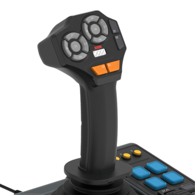 Hori Farming Control System + 7-Speed Racing Shifter Bundle For PC (Windows 11/10)