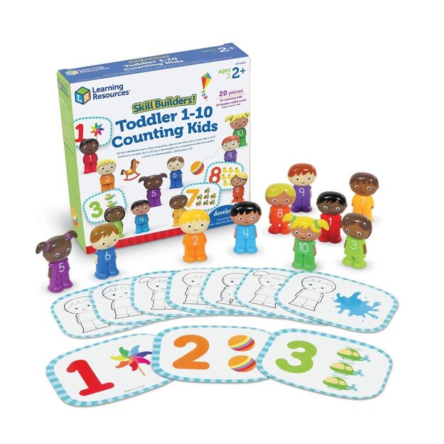 Learning Resources - Skill Builders! Toddler 1-10 Counting Kids - (LSP1060-SCA)