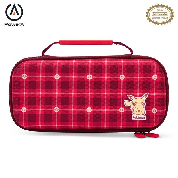 PowerA Protection Case Nintendo Switch - Pikachu Plaid - (Switch/OLED/Lite)