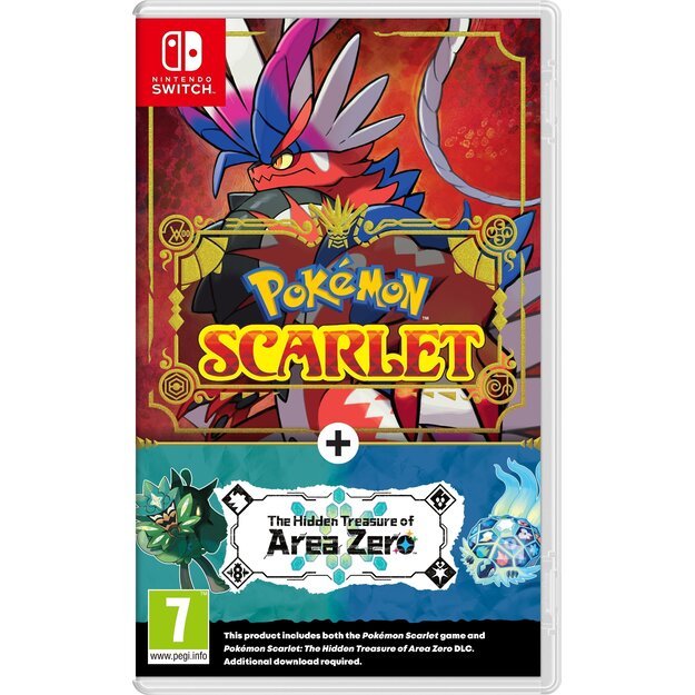 Pokemon Scarlet + The Hidden Treasure of Area Zero
      
        - Nintendo Switch