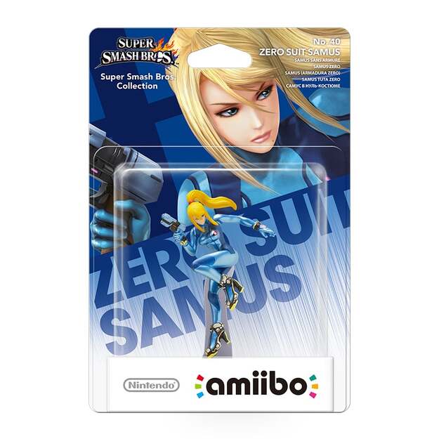 Nintendo Amiibo Figurine Zero Suit Samus