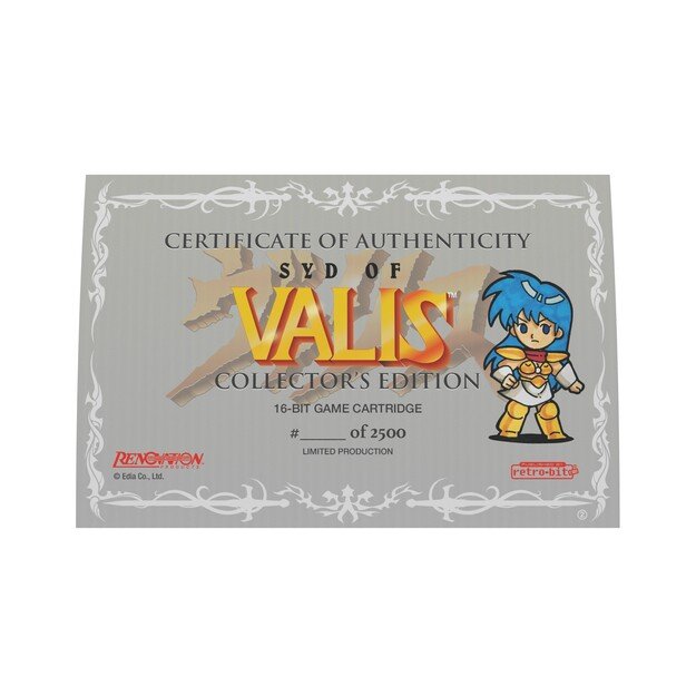 Syd of Valis (Collector’s Edition)
      
        - Sega Mega Drive