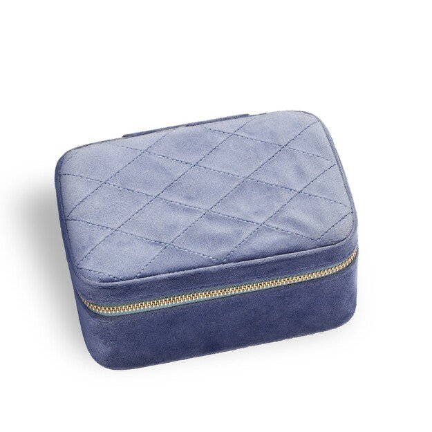 Gillian Jones - Jewelry box Large - Blue velour