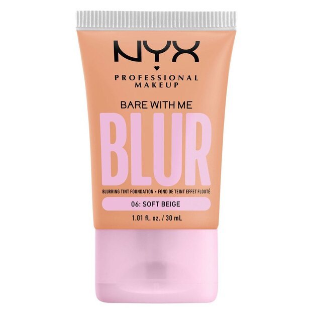 NYX Professional 466 - Bare With Me Blur Tint Foundation 06 Soft Beige