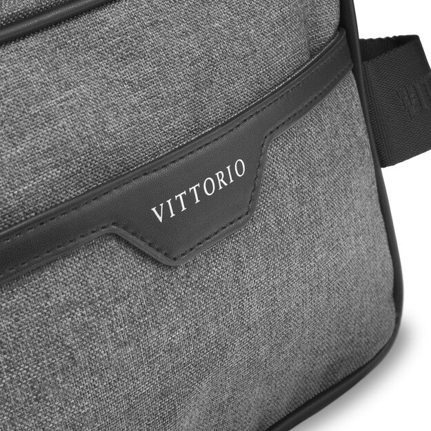 Vittorio - Washbag 100% Recycled Plastic - Grey