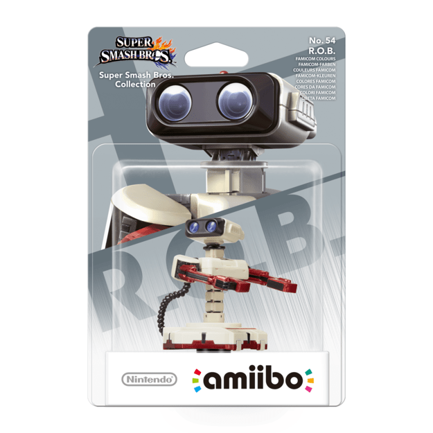 Nintendo Amiibo Figurine R.O.B. Famicom Colours (Super Smash Bros. Collection)