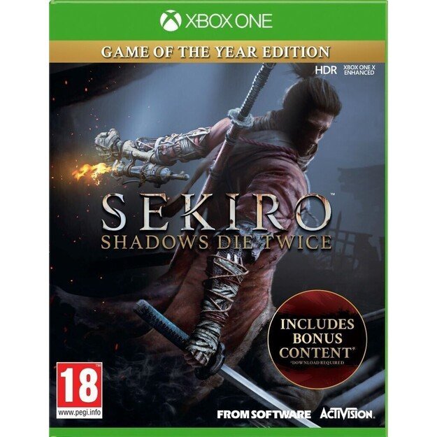 Sekiro: Shadows Die Twice (Game of the Year)
      
        - Xbox One