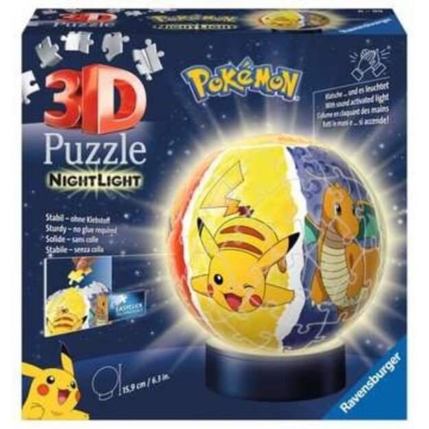 Ravensburger - 3D Pokémon Night Light 72p - (10311547)