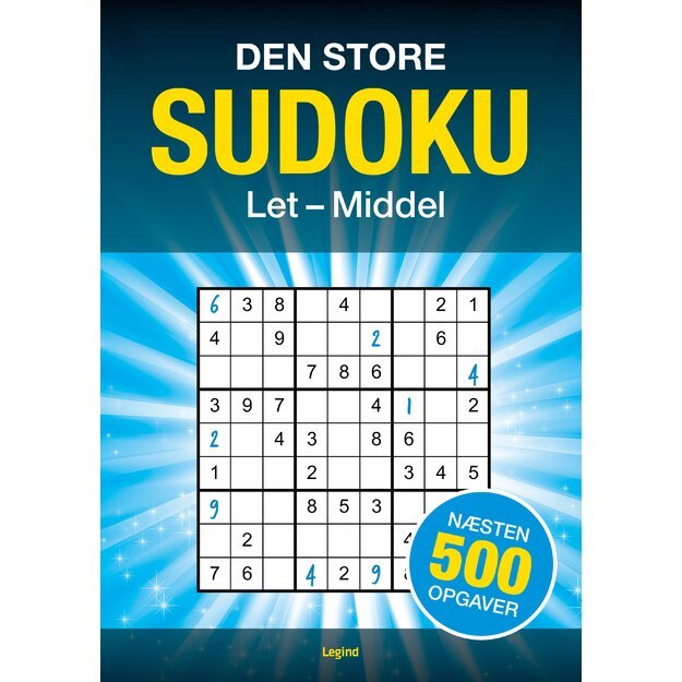 Legind - Big Sudoko - 500 assignments - Easy to medium