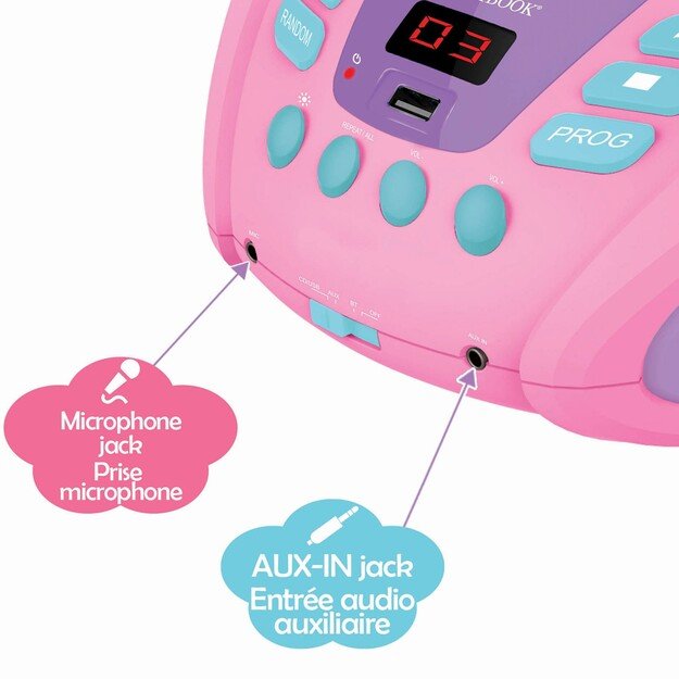 Lexibook - Unicorn Bluetooth Portable CD player (RCD109UNI)