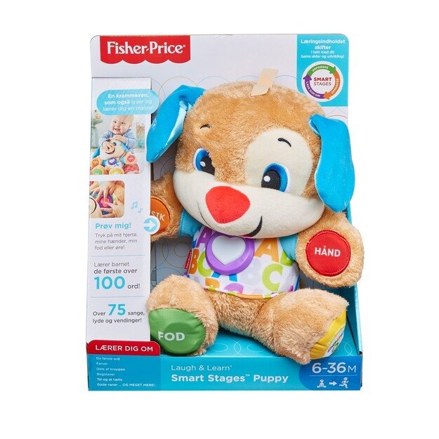 Fisher-Price Infant - Laugh & Learn - Smart hundehvalp (Dansk) (FPM62)