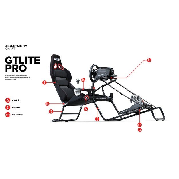 Next Level Racing - GT-Lite Pro Foldable Cockpit