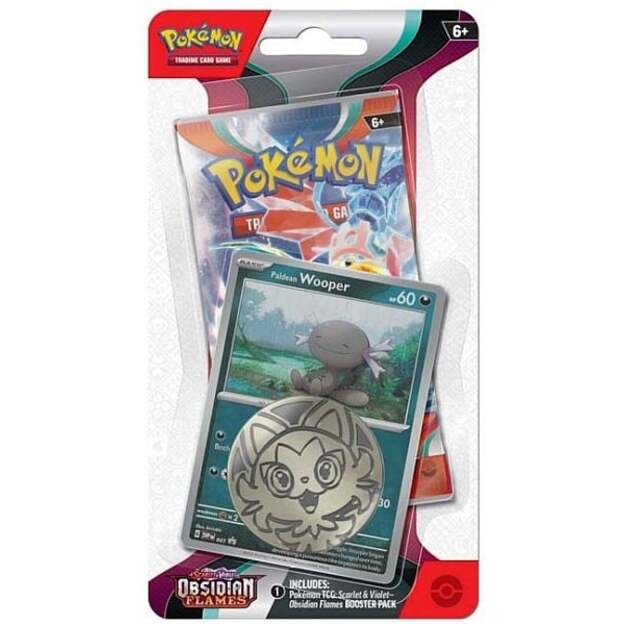 Pokemon Scarlet & Violet – Obsidian Flames - Checklane Blister (POK85519) 1