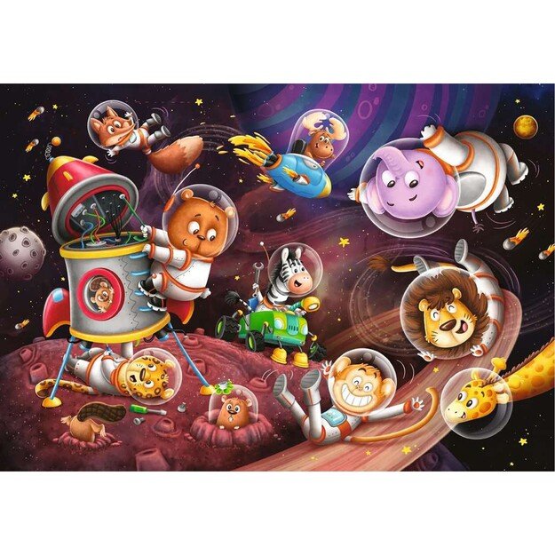 Ravensburger - Puzzle Animals In Space 2x12p