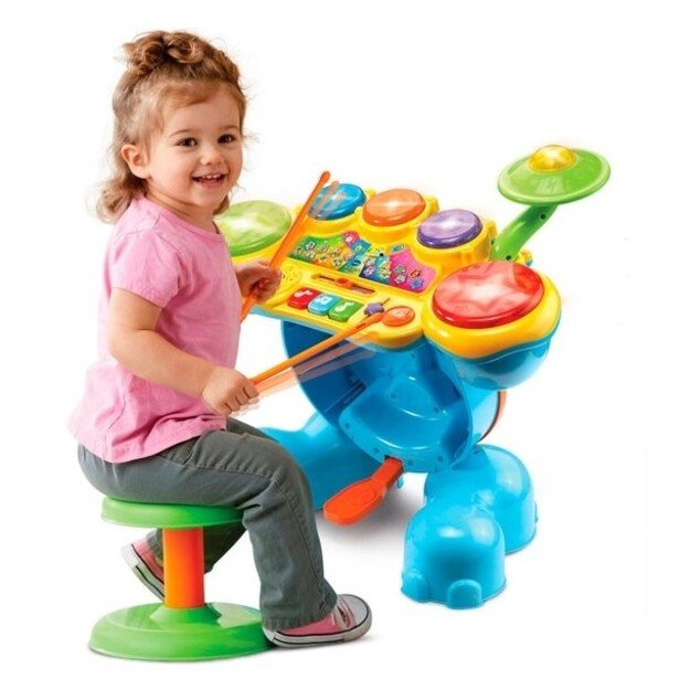 Vtech - Baby Safari Drumset (Danish) (950-196732)