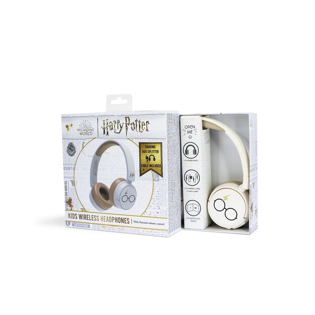 OTL - Bluetooth Headset w/Perental Control - Harry Potter White (HP0990)