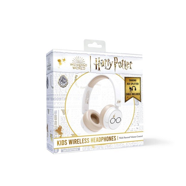 OTL - Bluetooth Headset w/Perental Control - Harry Potter White (HP0990)