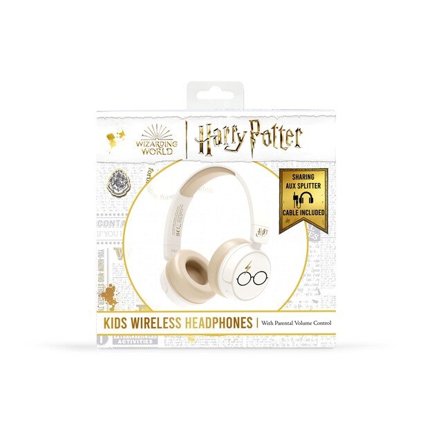 OTL - Bluetooth Headset w/Perental Control - Harry Potter White (HP0990)