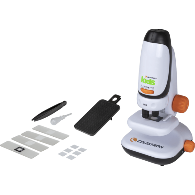 Celestron - Kids Microscope with Phone Adapter