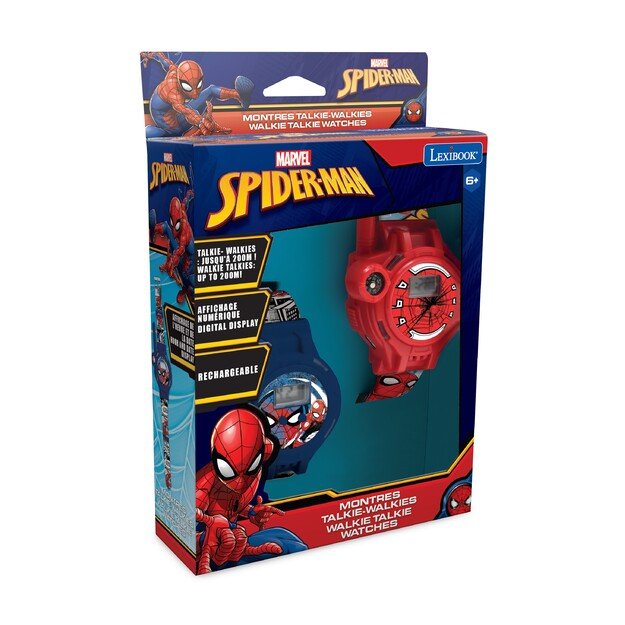 Lexibook - Spider-Man - 2-in-1 Walikie Talkie Watch (200 m) (DMWTW1SP)