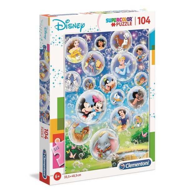 Clementoni - Puzzle Super - Disney Characters (104 pcs) (27119)