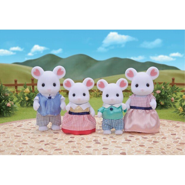 Sylvanian Families - Marshmallow Mouse Family (5308)