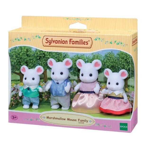 Sylvanian Families - Marshmallow Mouse Family (5308)