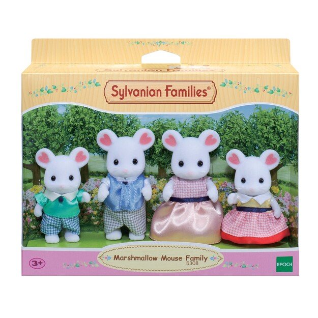 Sylvanian Families - Marshmallow Mouse Family (5308)