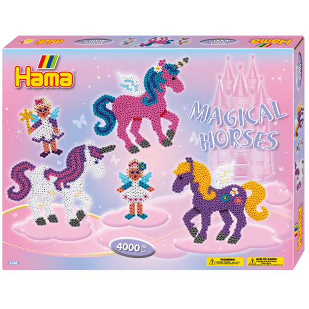 Hama - Midi Beads  - Giftbox - Magical Horses (3138)