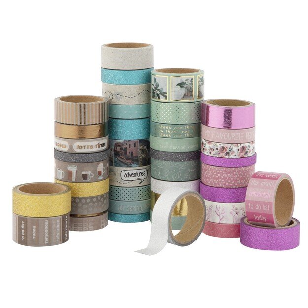 Craft ID - Washi tape 3m (40 pcs) (CR3000/GE)