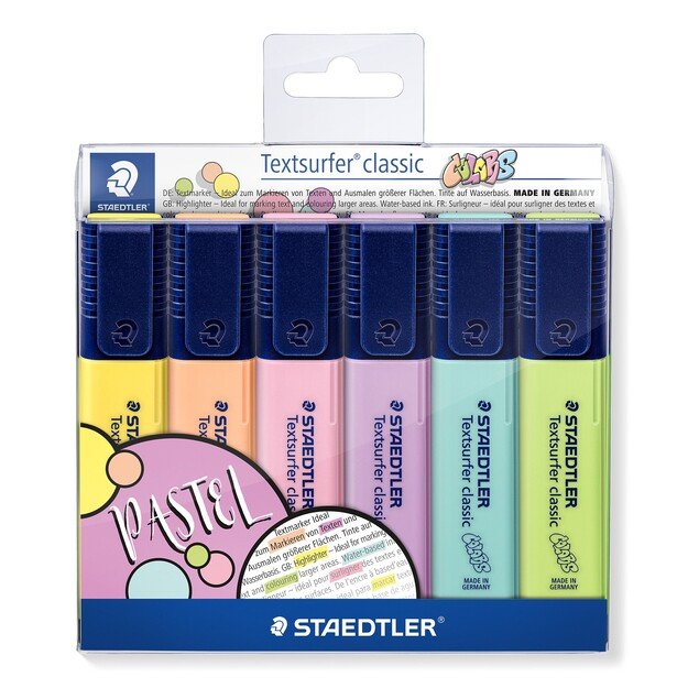 Staedtler - Textsurfer Classic Past, 6 pcs (364 CWP6)